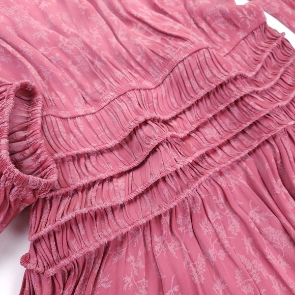 Current Air Anthropologie Pink Dress Sz L - Picture 5 of 13